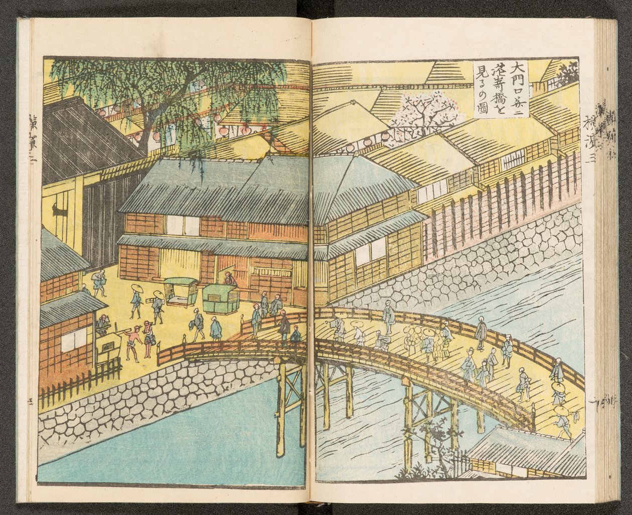 地图 198.b.21，f.22r，横滨景观 作者 日本学校