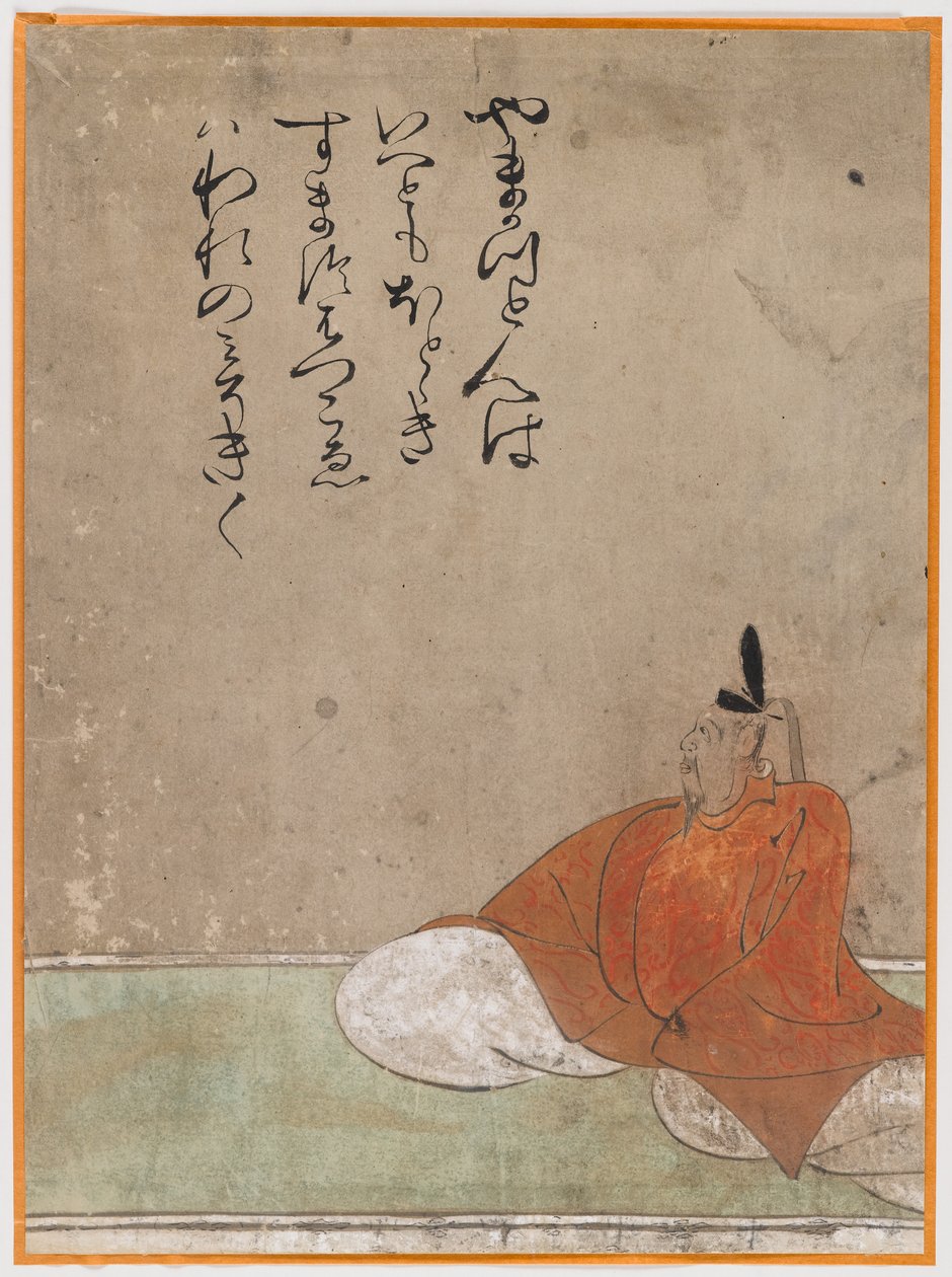 其中一张Sanjurokkasen，专辑叶子（纸上墨水） 作者 日本学校
