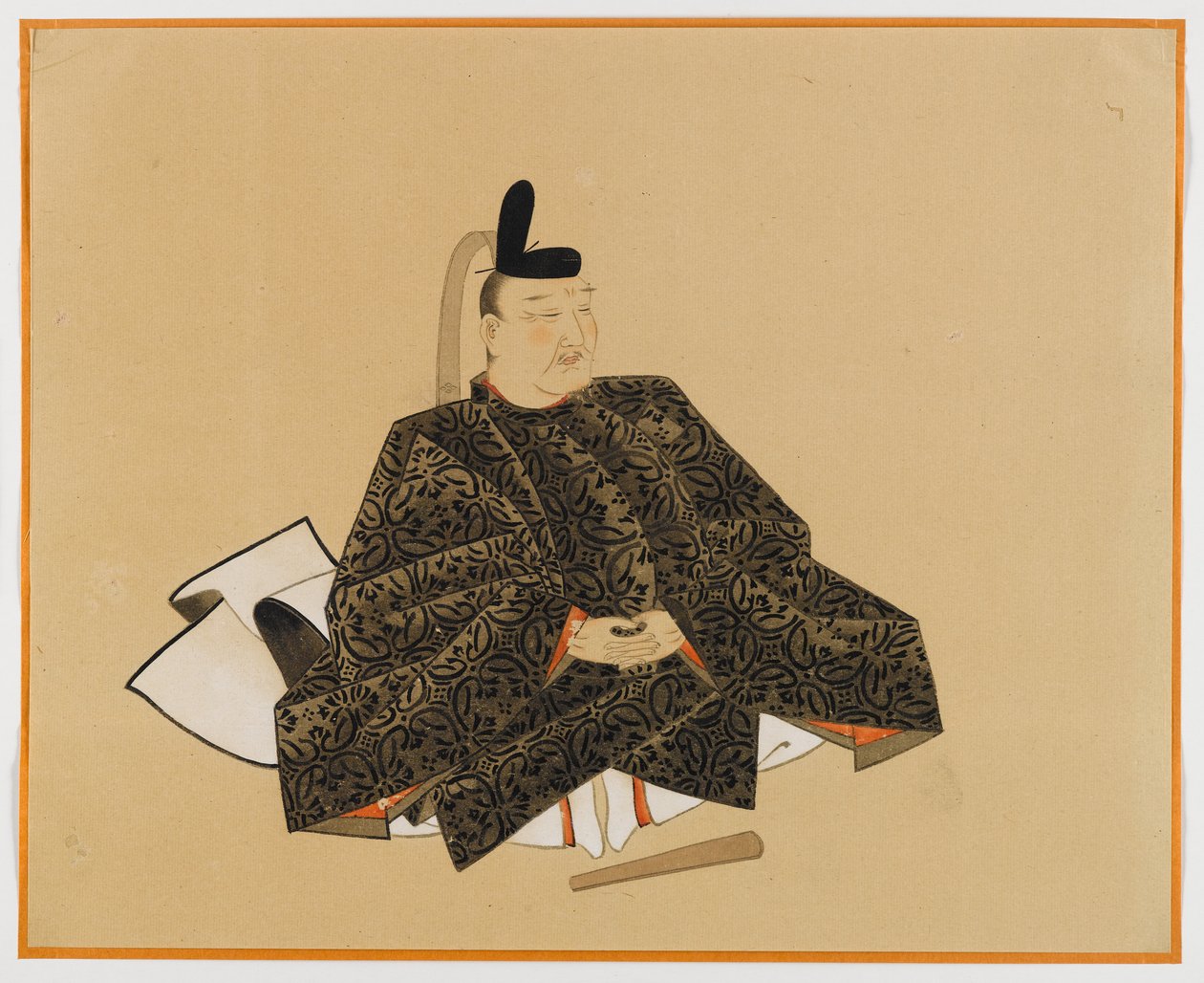 其中一张Sanjurokkasen，专辑叶子（纸上墨水） 作者 日本学校