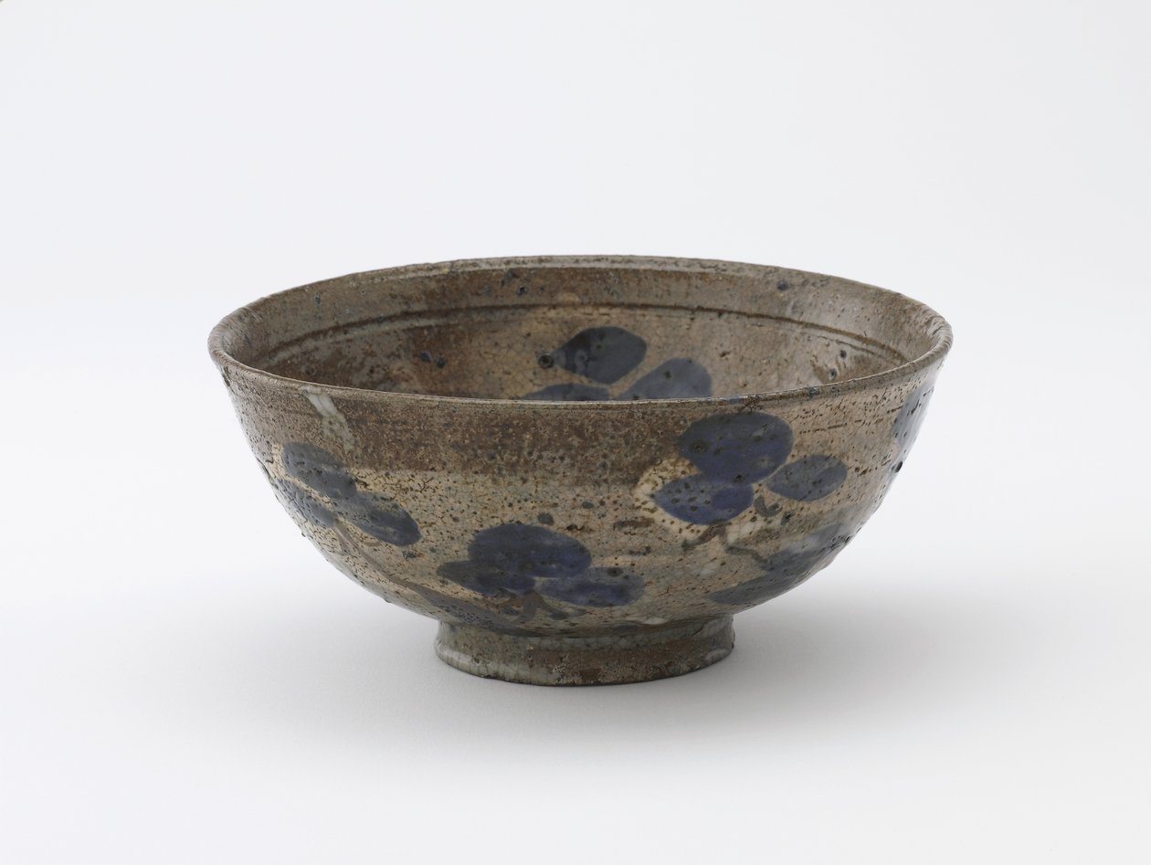 供应Kenzan风格装饰的碗，京都，江户时代（陶瓷） 作者 日本学校