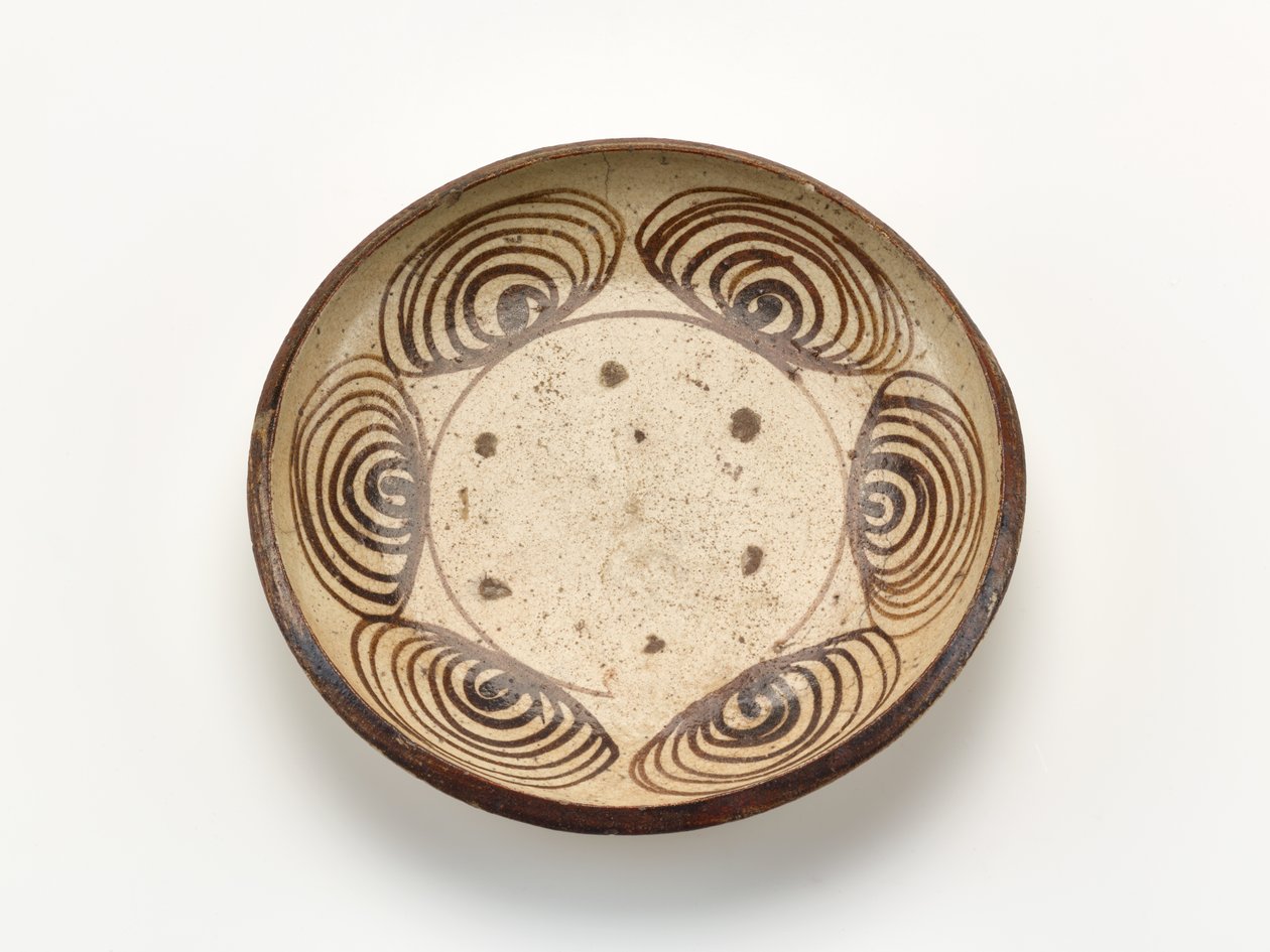 “马眼”设计餐盘，1800年至1830年 作者 日本学校