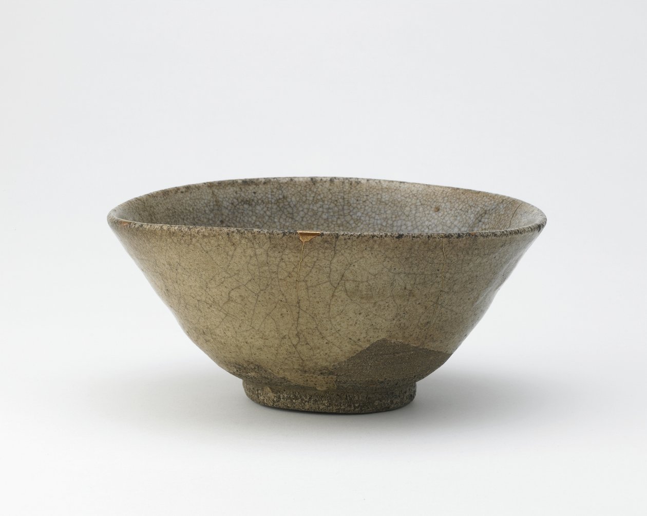 茶碗，松江，岛根县，江户时代（粗灰泥釉） 作者 日本学校