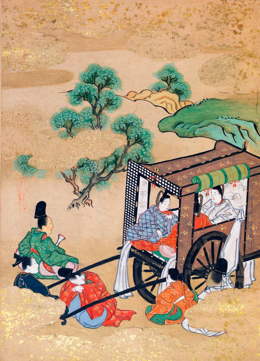 僧侣Shogakus仆人休息（纸上wc） 作者 日本学校