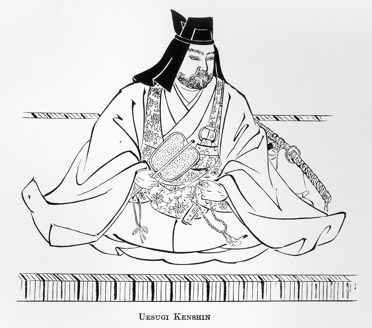 Uesugi Kenshin，来自“日本人民的历史” 作者 日本学校