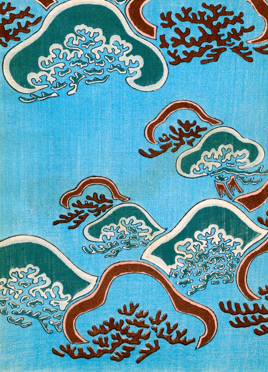 珊瑚的木版画 作者 日本学校
