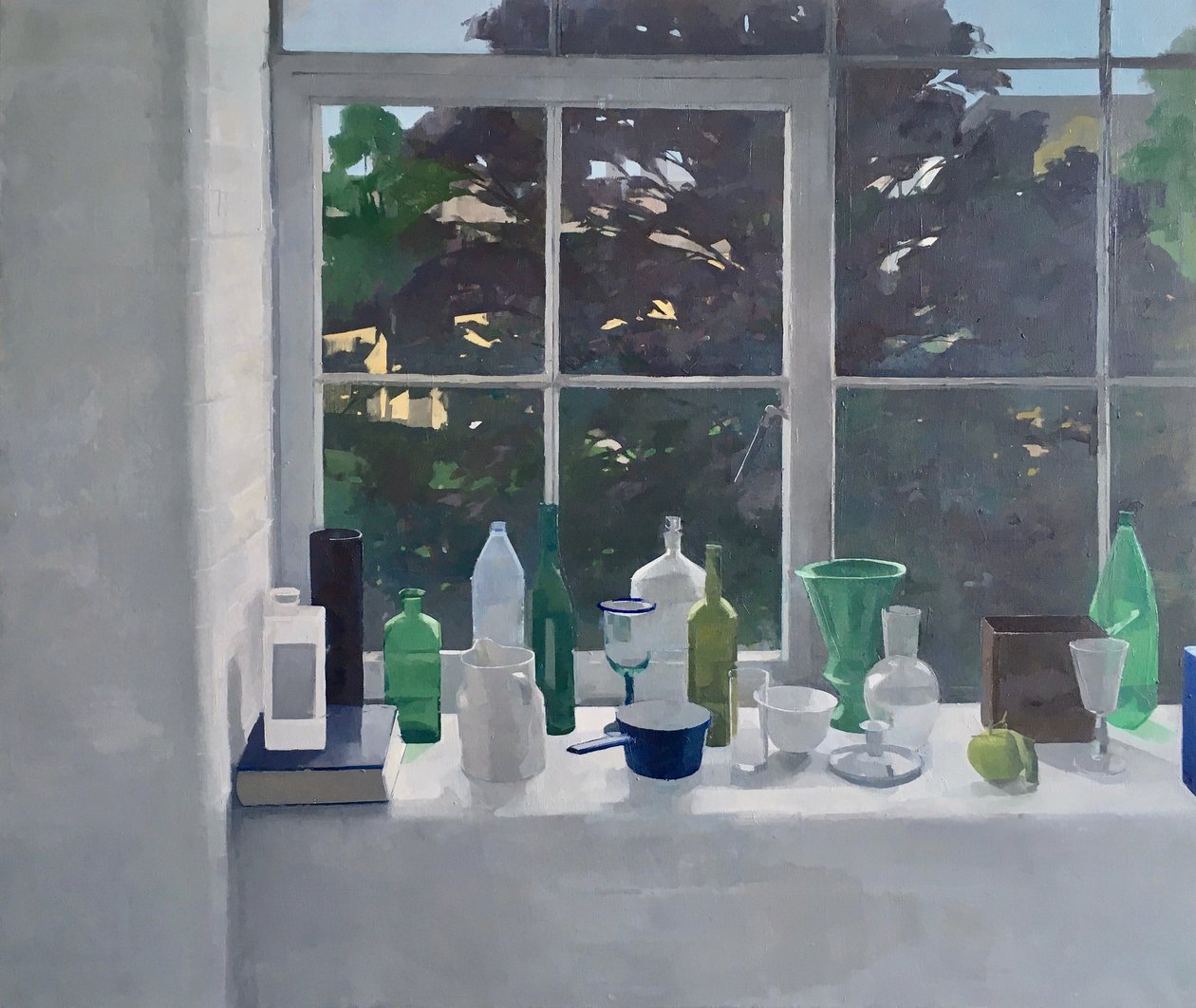 夏日安排》，2020 年（布面油画） 作者 贾森·莱恩