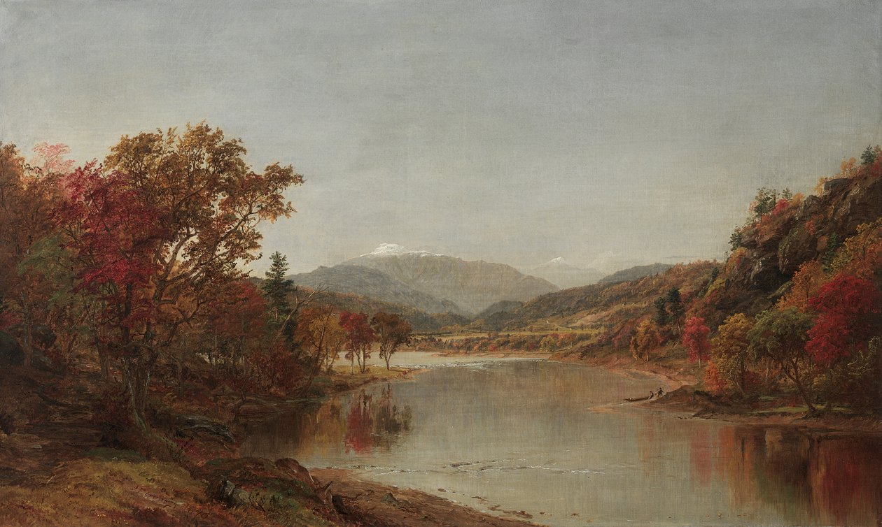 新罕布什尔州华盛顿山 作者 Jasper F. Cropsey