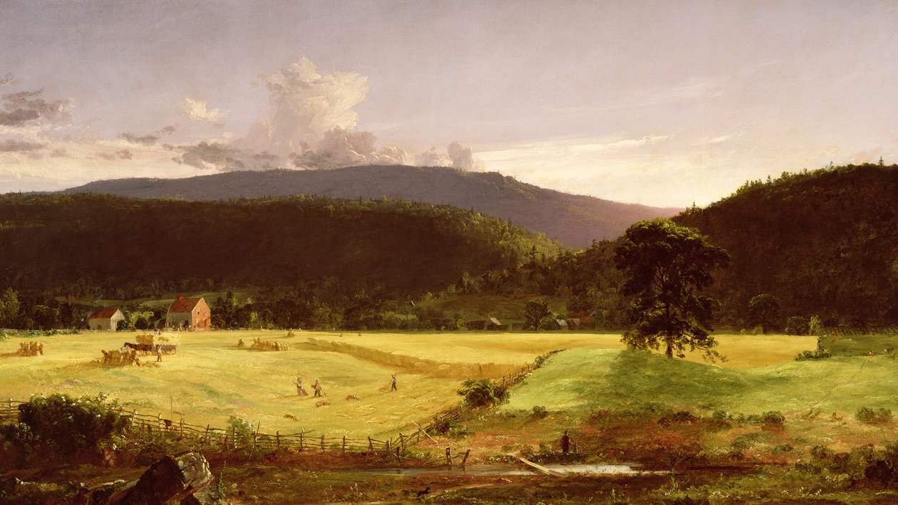 Bareford Mountains，西米尔福德，新泽西州，1850年 作者 贾斯珀·弗朗西斯·克罗普西