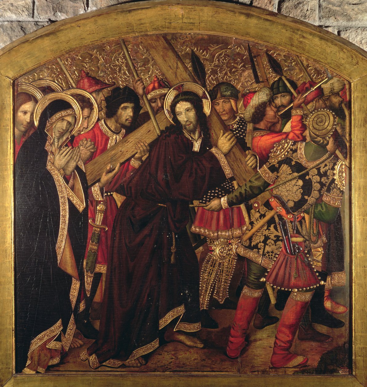 通往Cal髅地的道路，Blanquers Altarpiece 作者 海梅·休格（Jaume Huguet）