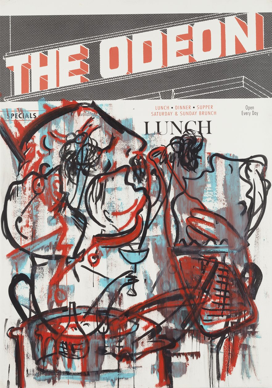 黄焖肉，2012 年（水彩纸上的混合媒介，裱在面板上，背面印有食谱） 作者 杰·巴特勒