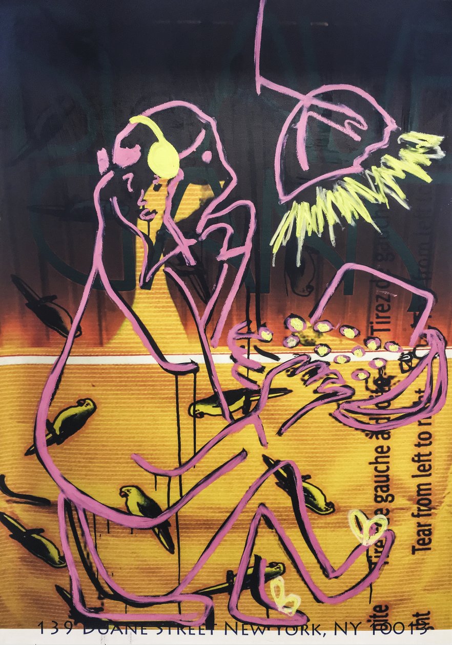 圣安学校教师，2016（水彩纸上的混合媒介，裱在面板上，背面有食谱） 作者 杰·巴特勒