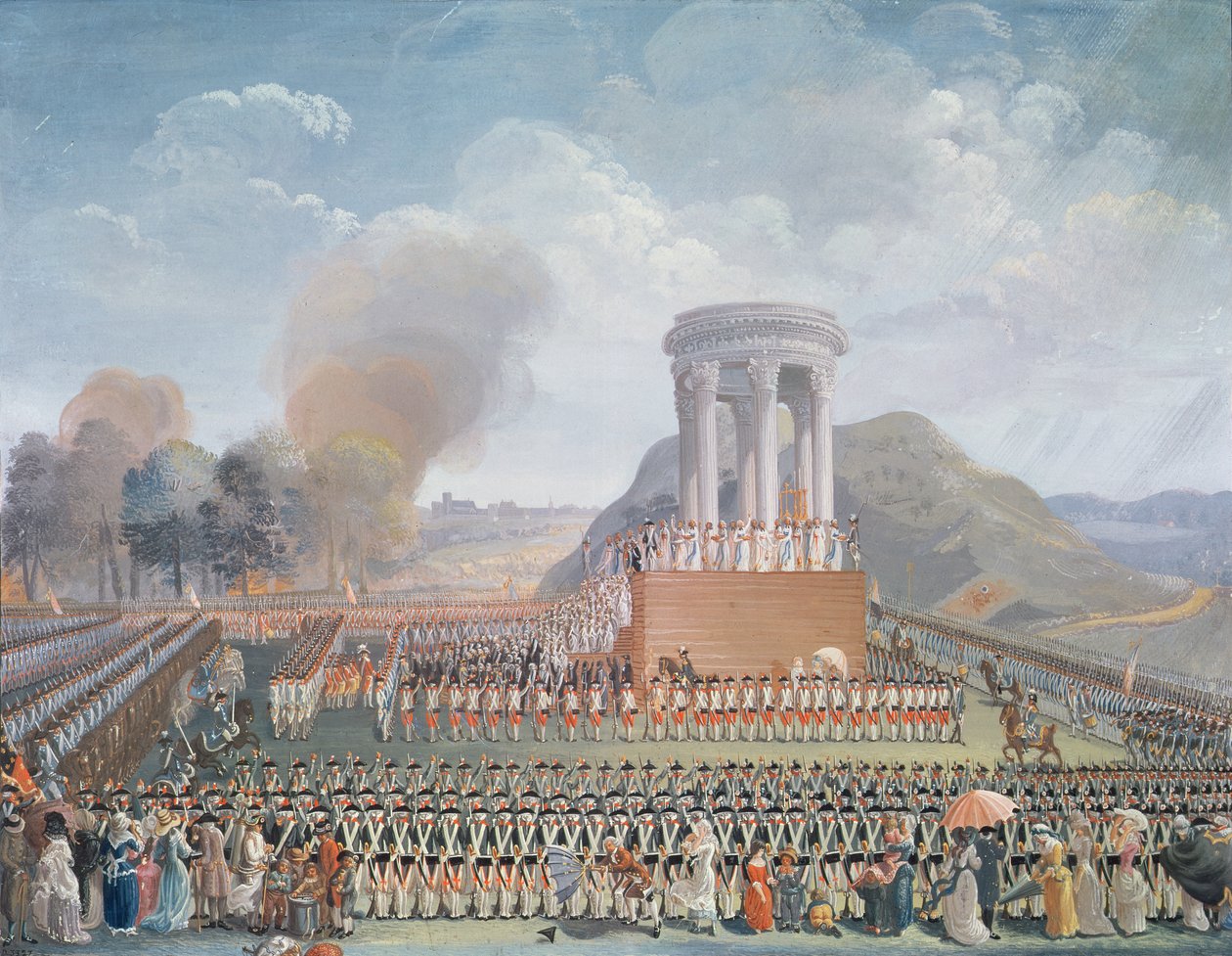 联邦节，1790年7月14日 作者 让·亚历克西斯·科努（Jean Alexis Cornu）