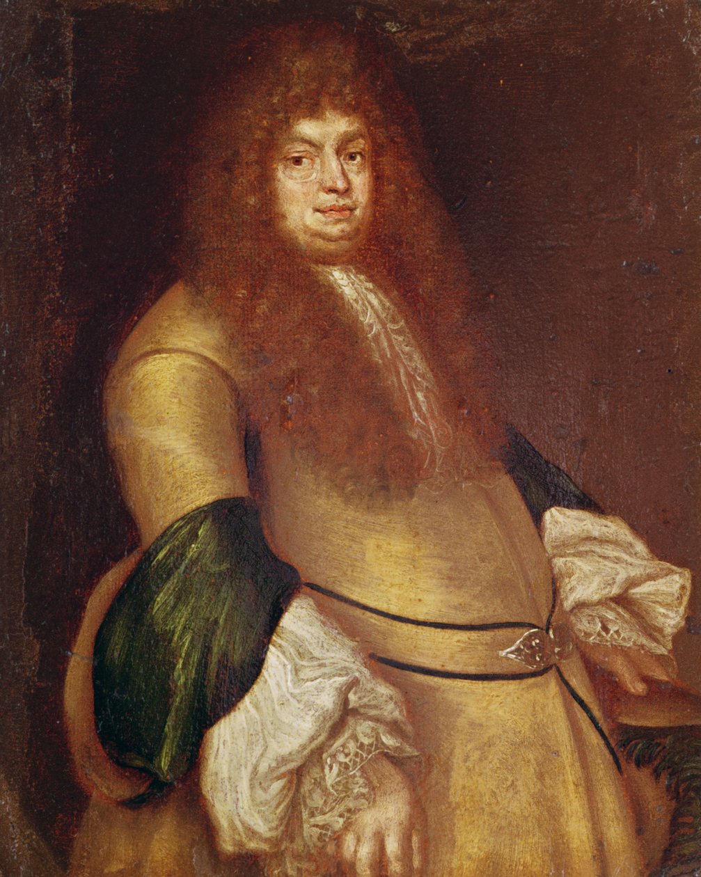 Antoine de la Roque的肖像，1772（石油） 作者 让·安托万·沃托