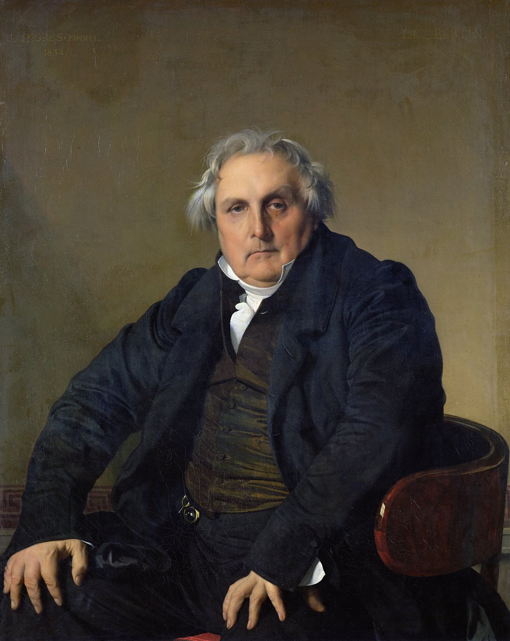 Louis Francois Bertin（1766-1841）1832 作者 让·奥古斯特·多米尼克·英格里斯