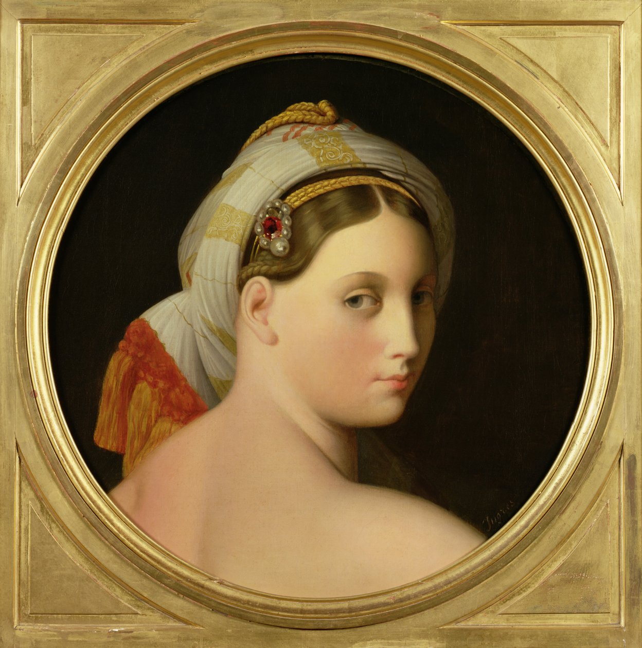 研究Odalisque 作者 让·奥古斯特·多米尼克·英格里斯