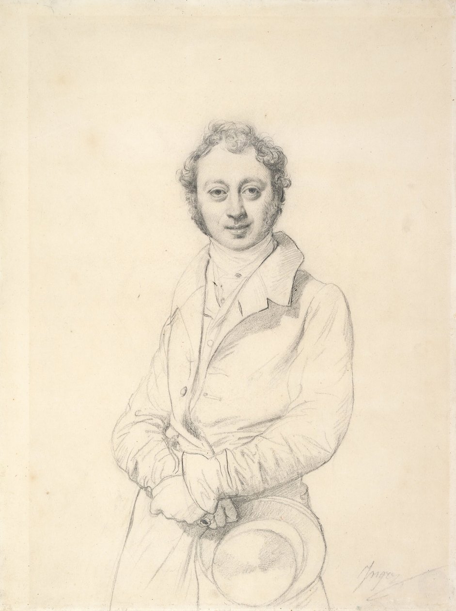 考古学家Désiré-Raoul Rochette，c。 1830 作者 让·奥古斯特·多米尼克·英格里斯