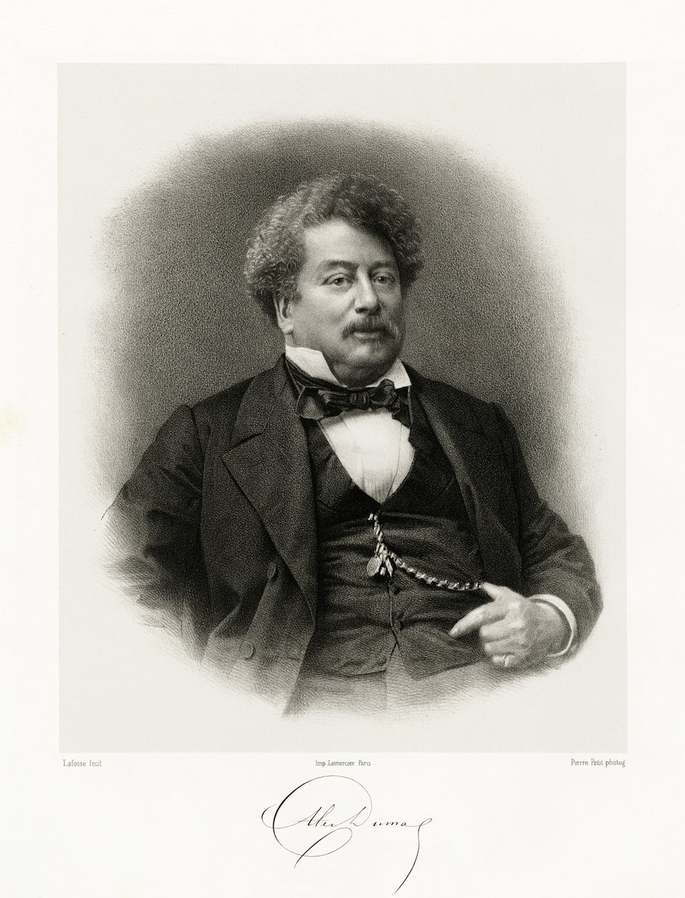 Alexandre Dumas，1865-66 作者 让·巴蒂斯特·阿道夫·拉福斯