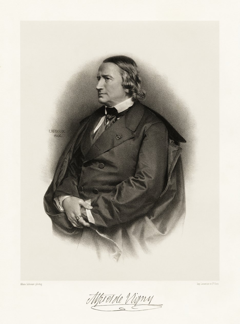 Alfred de Vigny，1865-66 作者 让·巴蒂斯特·阿道夫·拉福斯