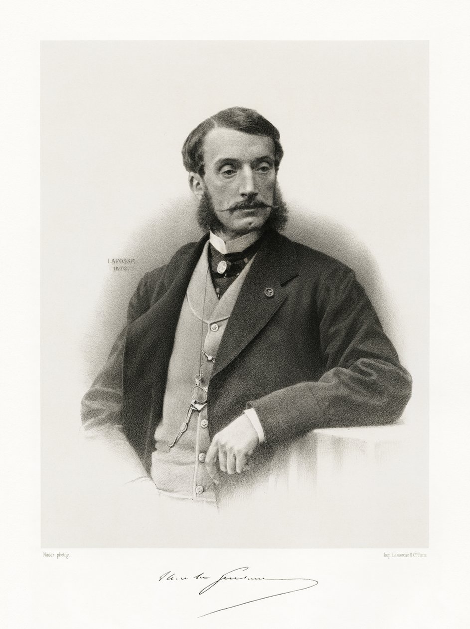 Guéronnière的查尔斯·巴隆，1865-66 作者 让·巴蒂斯特·阿道夫·拉福斯