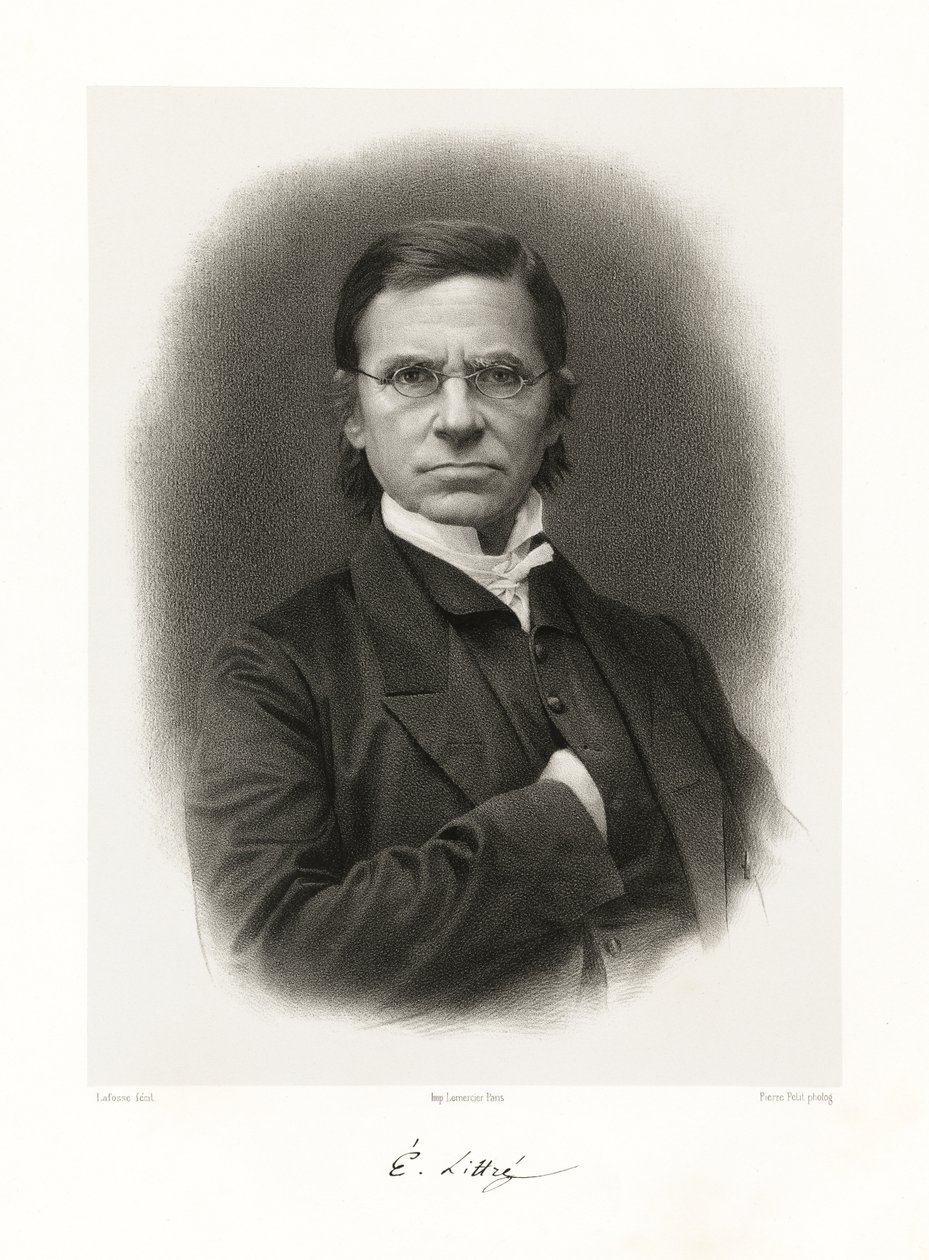 Maximilian PaulEmileLittré，1865-66 作者 让·巴蒂斯特·阿道夫·拉福斯