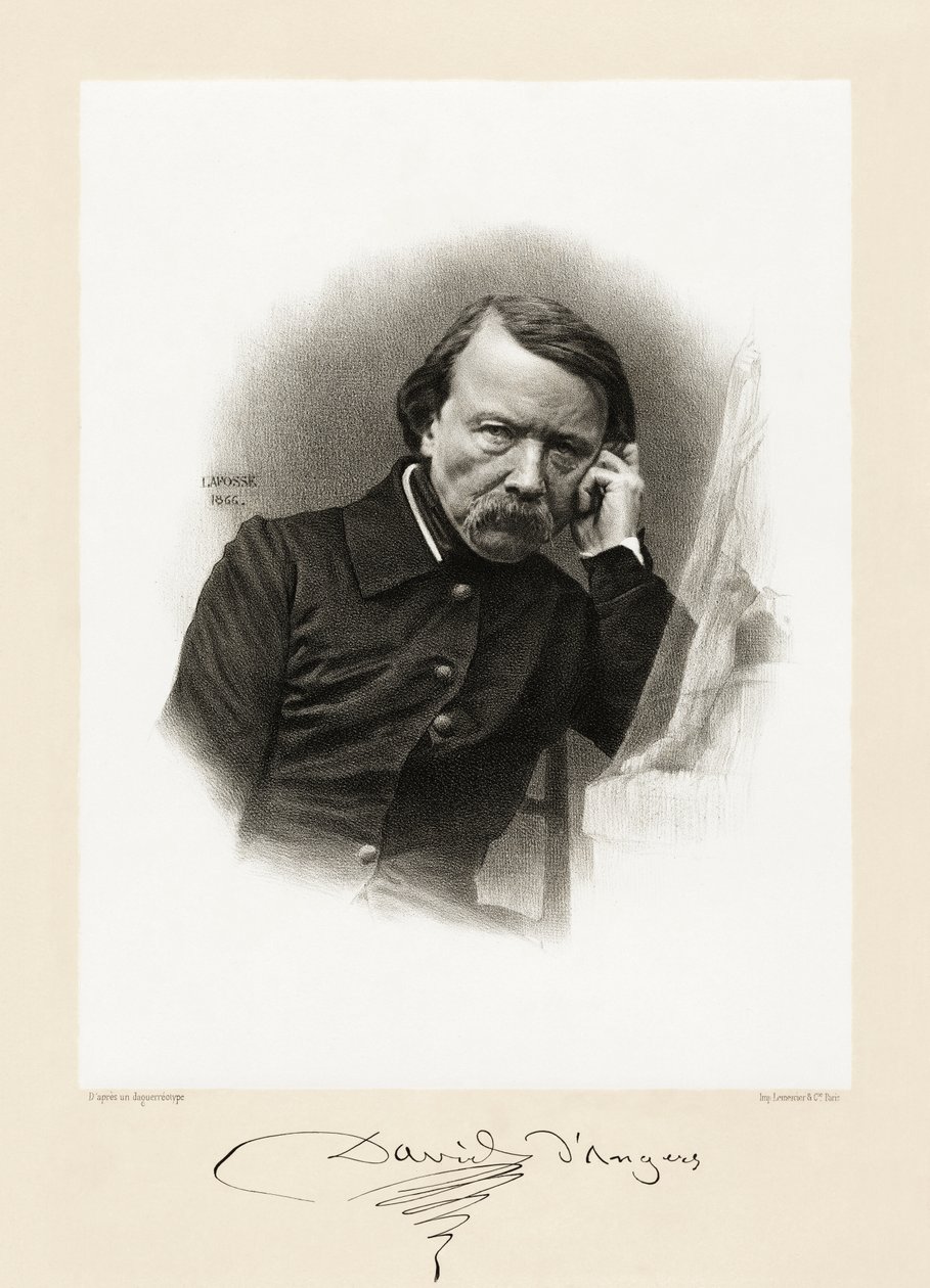 Pierre Jean David，1865-66 作者 让·巴蒂斯特·阿道夫·拉福斯