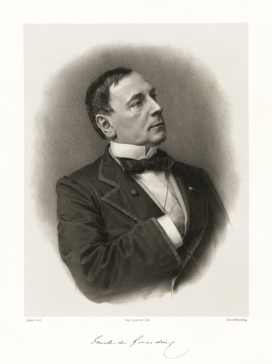 Emil de Girardin，1865-66 作者 让·巴蒂斯特·阿道夫·拉福斯