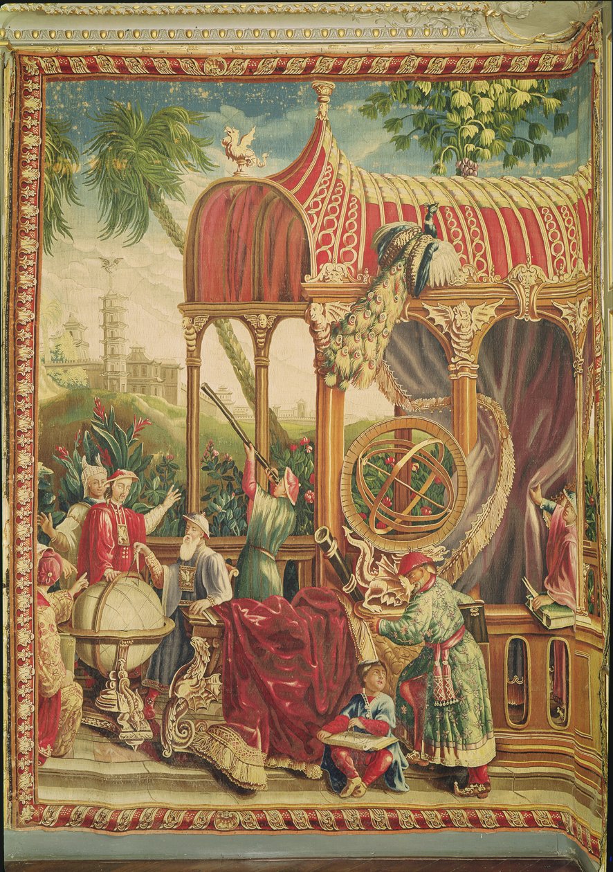 天文学家，Beauvais Workshop，1711（挂毯） 作者 让·巴蒂斯特·贝林·德·丰特奈