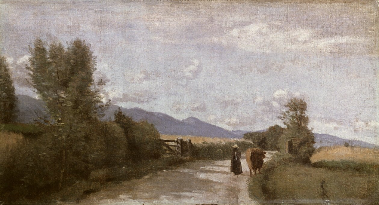 Dardagny，Morning，c.1853 作者 让·巴蒂斯特·卡米尔·科罗
