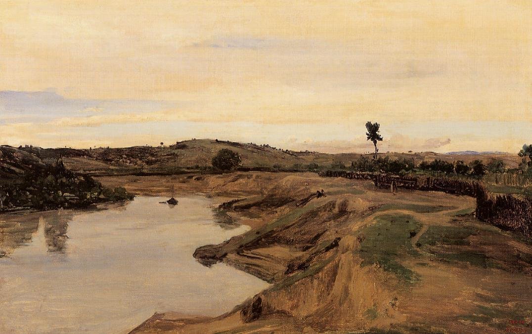 Poussin Promenade，罗马运动 作者 让·巴蒂斯特·卡米尔·科罗