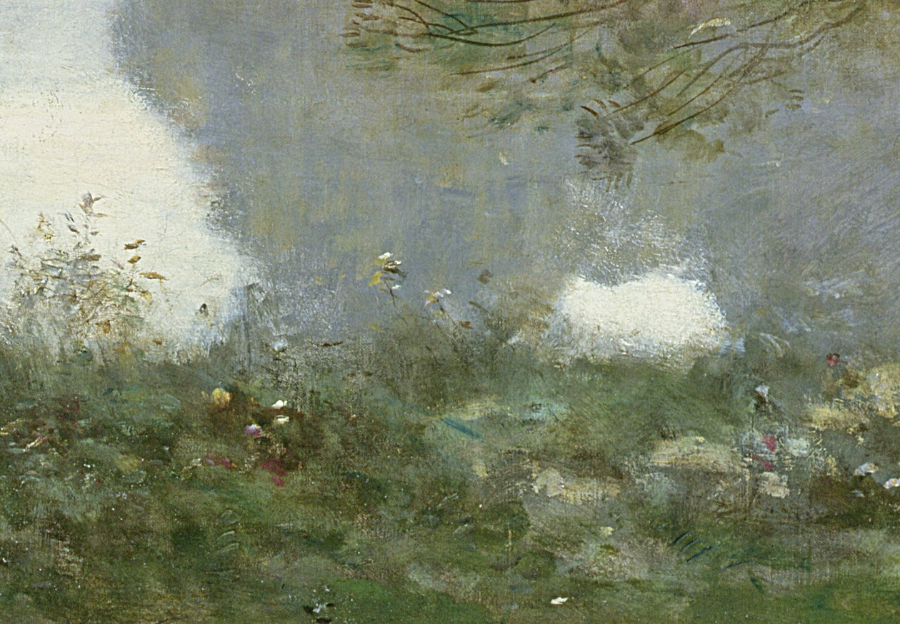 纪念品de Mortefontaine，1864年（细节205425） 作者 让·巴蒂斯特·卡米尔·科罗