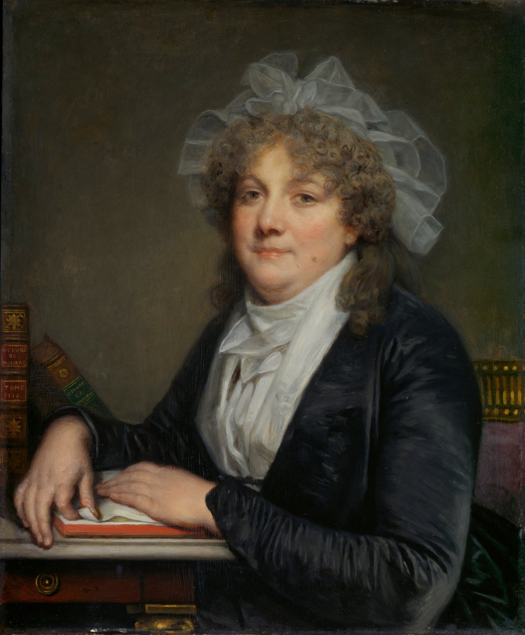 Jean-Baptiste Nicolet夫人，1780年代后期 作者 让·巴蒂斯特·格鲁兹
