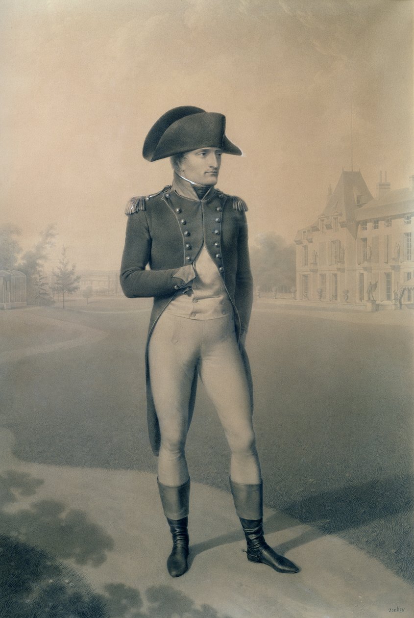 Napoleon Bonaparte（1769-1821）马尔马逊的第一任领事，来自“圣心书”，1804年 作者 让-巴蒂斯特·伊萨贝