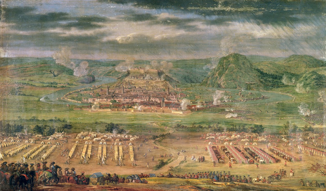 1674年5月围攻贝桑松 作者 让·巴蒂斯特·马丁