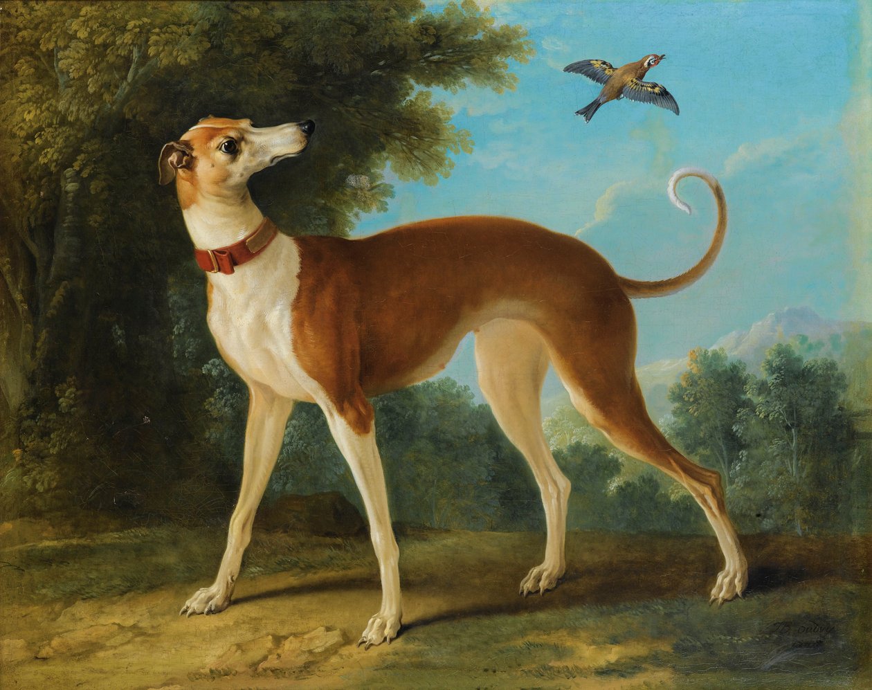灵狮在景观中 作者 让·巴蒂斯特·奥德里（Jean Baptiste Oudry）
