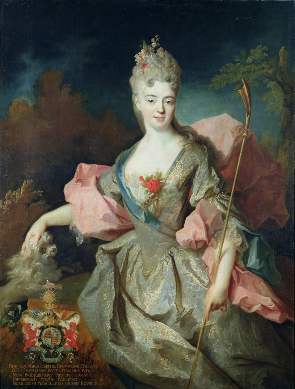Lady Mary Josephine Drummond，Castelblanco伯爵夫人，c.1708 作者 让·巴蒂斯特·奥德里（Jean Baptiste Oudry）