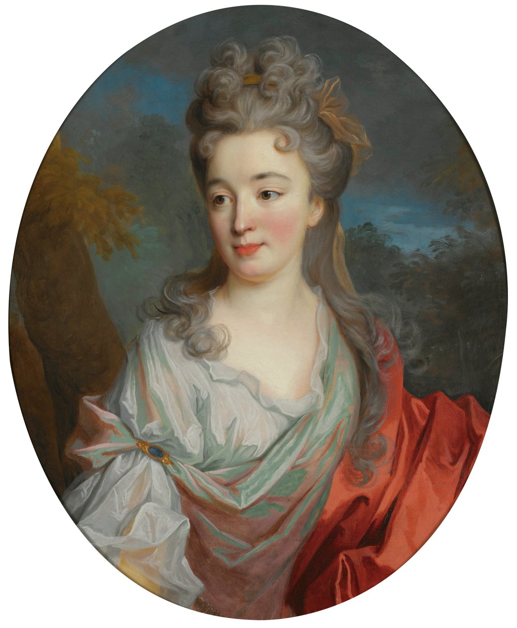 一位女士的画像 作者 让·巴蒂斯特·奥德里（Jean Baptiste Oudry）