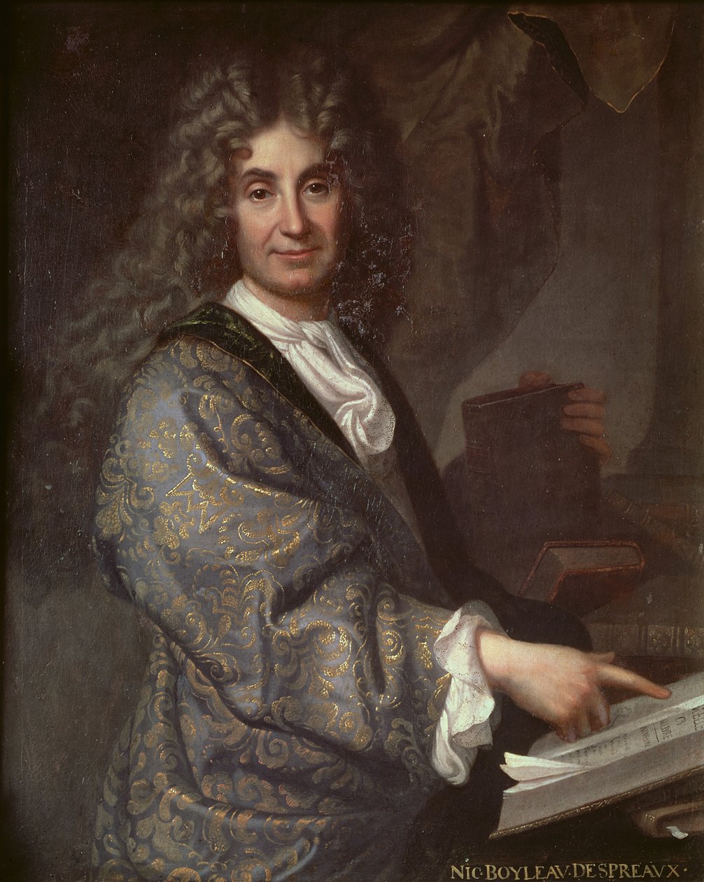 Nicolas Boileau（1636-1711） 作者 让·巴蒂斯特·桑特尔