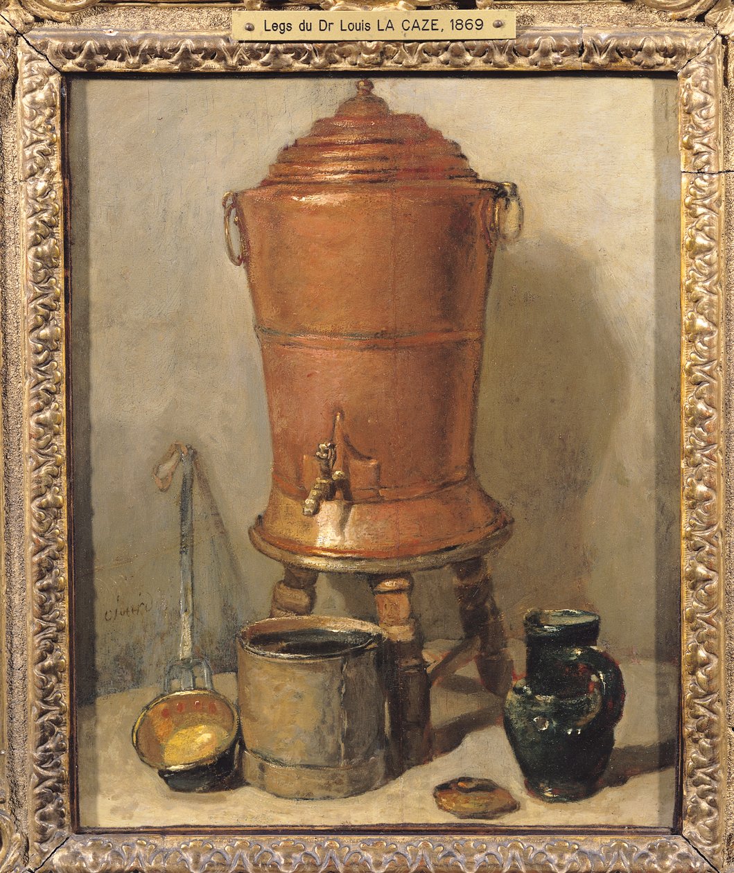 铜饮水机，1733-34 作者 让·巴蒂斯特·西蒙·查尔丁