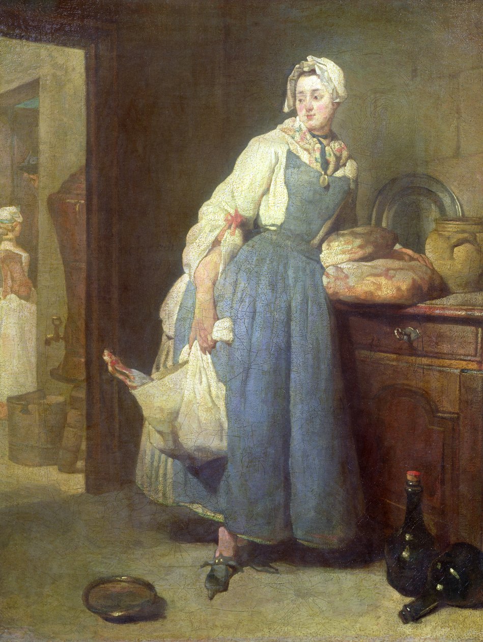 厨房女佣与规定，1739年 作者 让·巴蒂斯特·西蒙·查尔丁