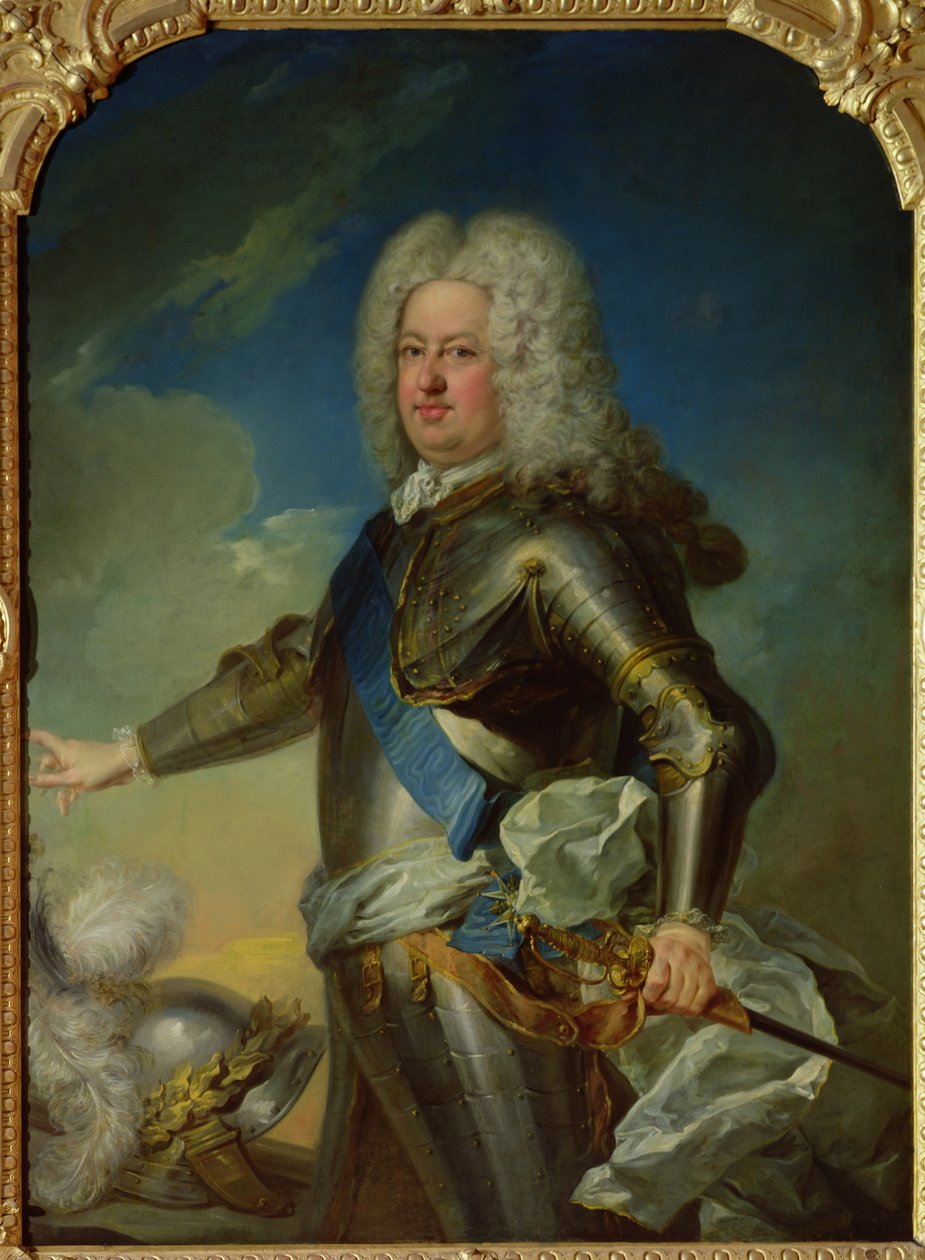 Stanislas Lesczinski（1677-1766）波兰国王的肖像 作者 让·巴蒂斯特·范·卢