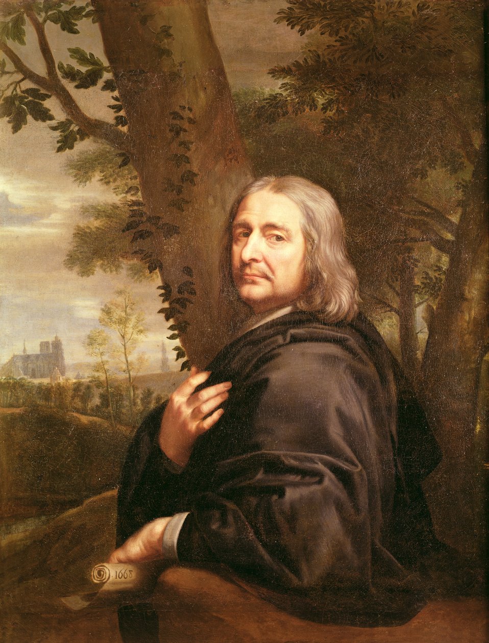 Philippe de Champaigne的肖像，1668年 作者 让·巴蒂斯特·尚佩恩