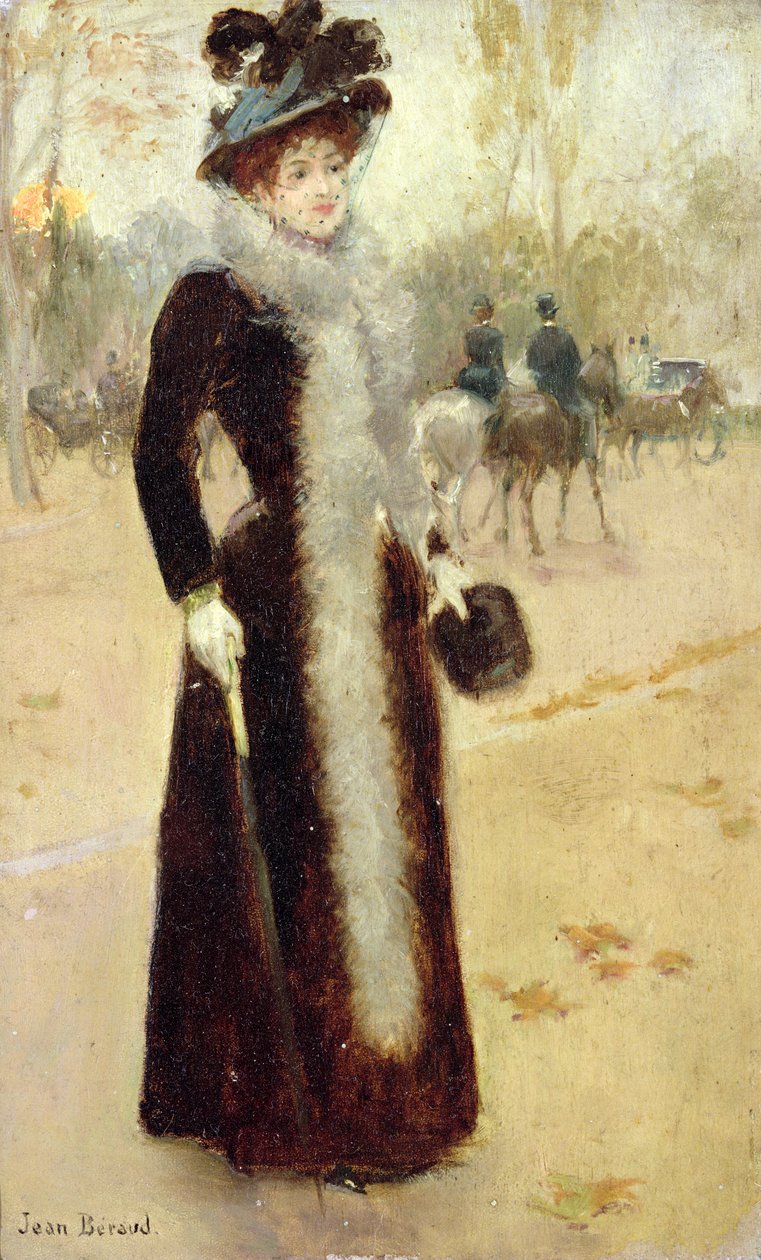 1899年Bois de Boulogne的巴黎女人 作者 让·贝罗
