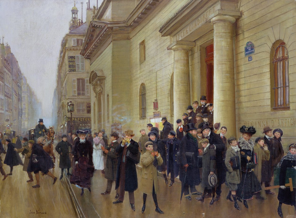 离开Lycee Condorcet，1903年 作者 让·贝罗