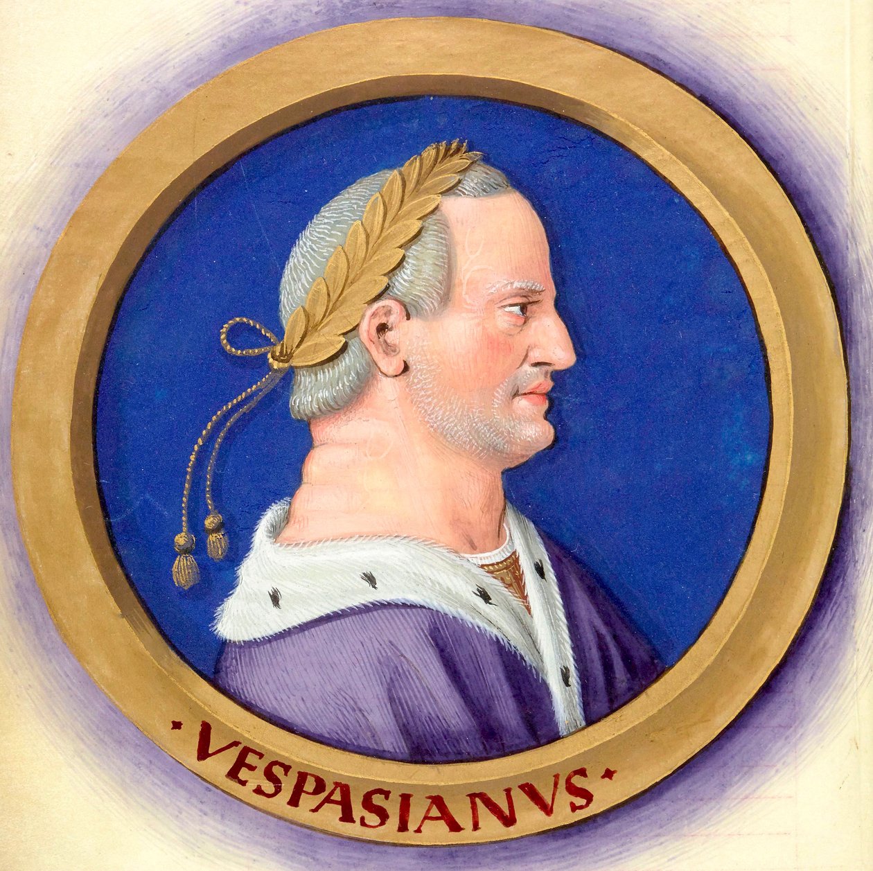 描述十二个Caesars及其10-Vespasian数字 作者 让·布迪雄