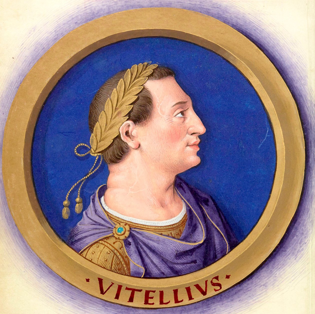描述十二个凯撒及其9-Vitellius数字 作者 让·布迪雄