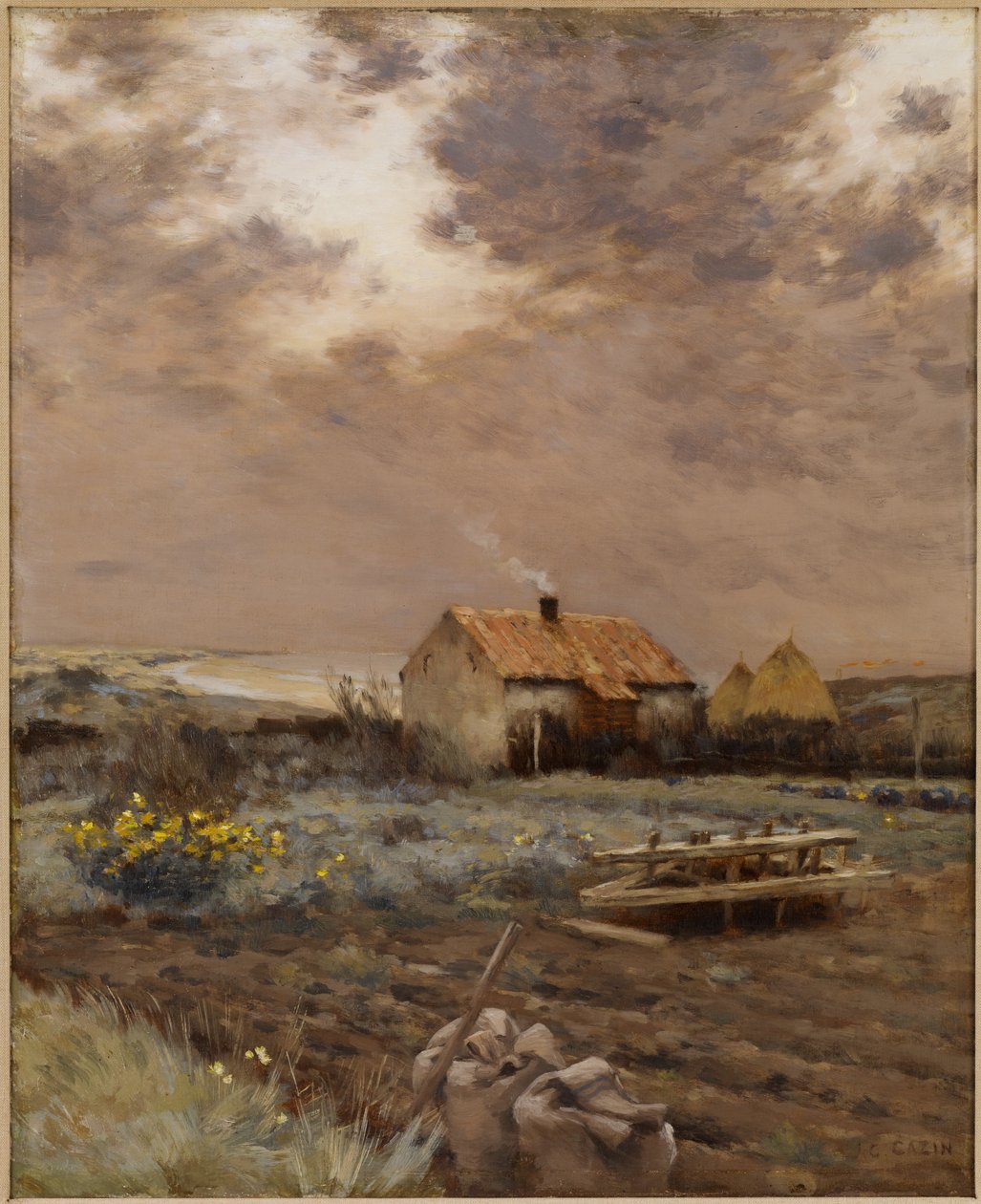 风景，c.1880 作者 让·查尔斯·卡赞