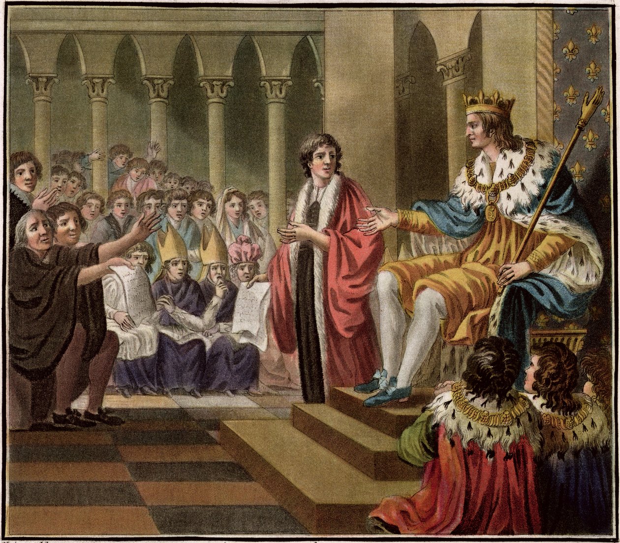 路易十二（1462-1515）宣布为人民之父，由Jean Baptiste Morret（1790-1820）雕刻，1789年 作者 让·克洛德·奈根（Jean Claude Naigeon）
