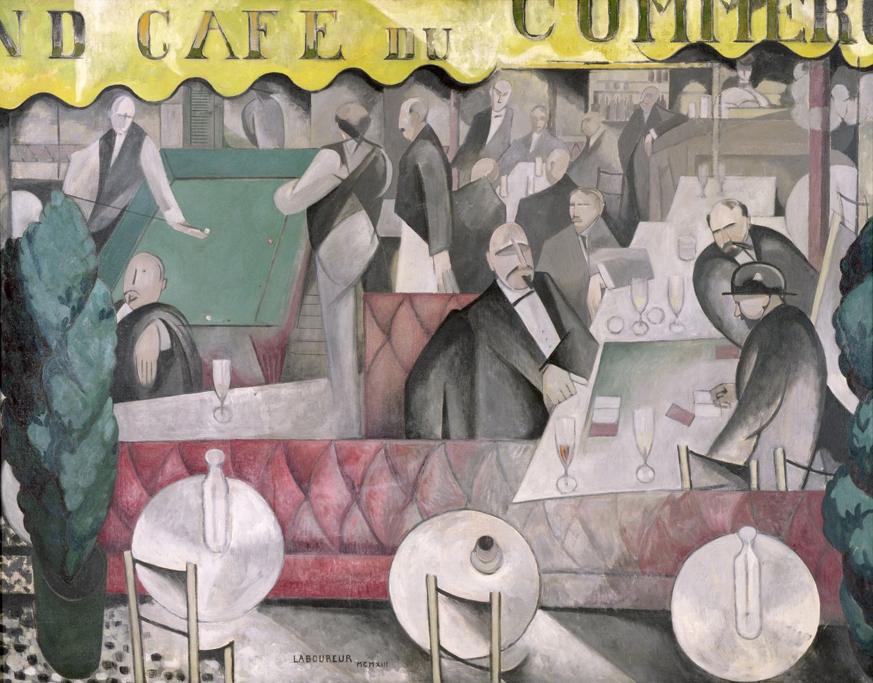 Cafe du Commerce 作者 让·埃米尔·拉布尔（Jean Emile Laboureur）
