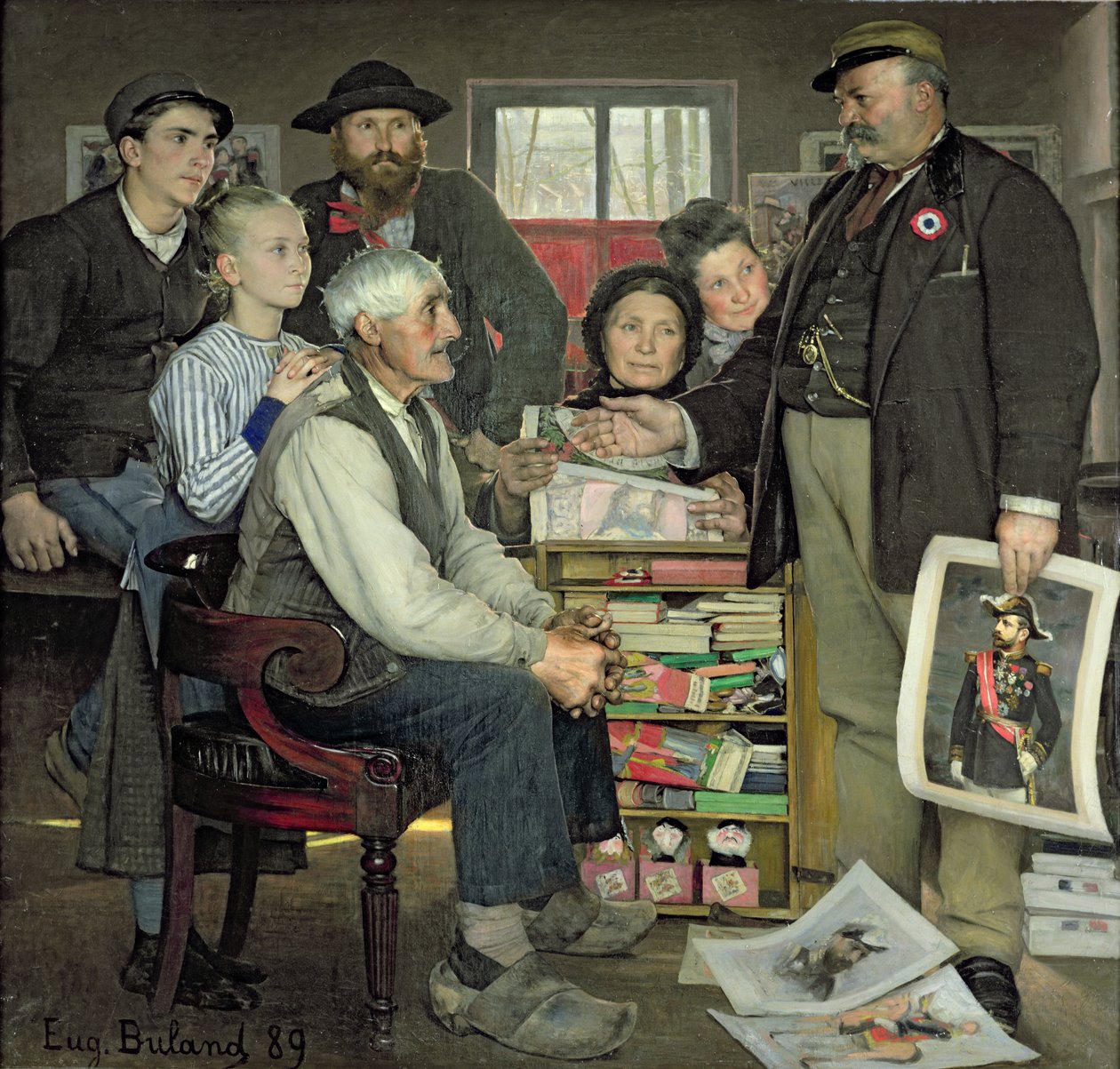 宣传，1889年 作者 让·尤金·布兰德