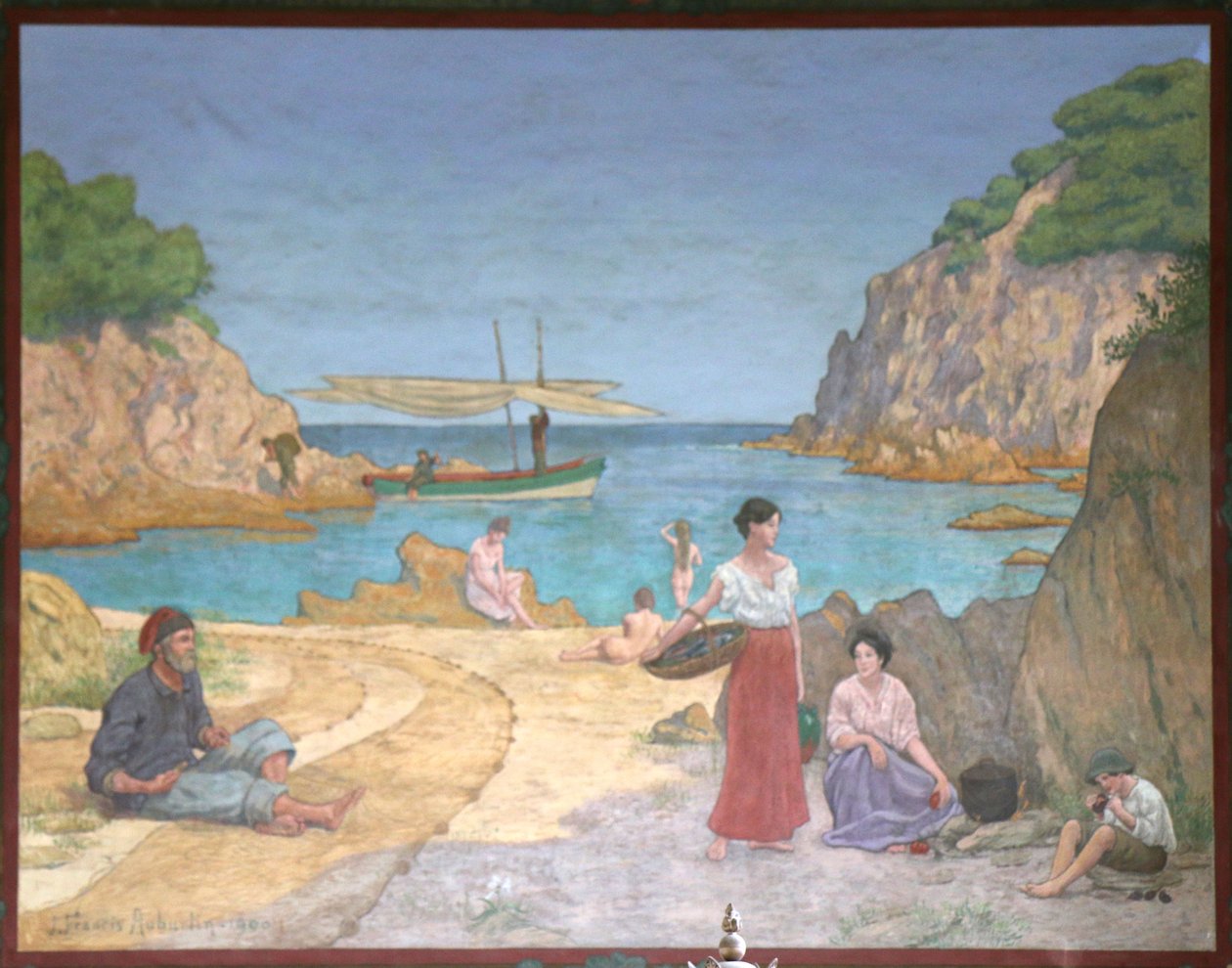 calanque 作者 让·弗朗西斯·奥伯丁